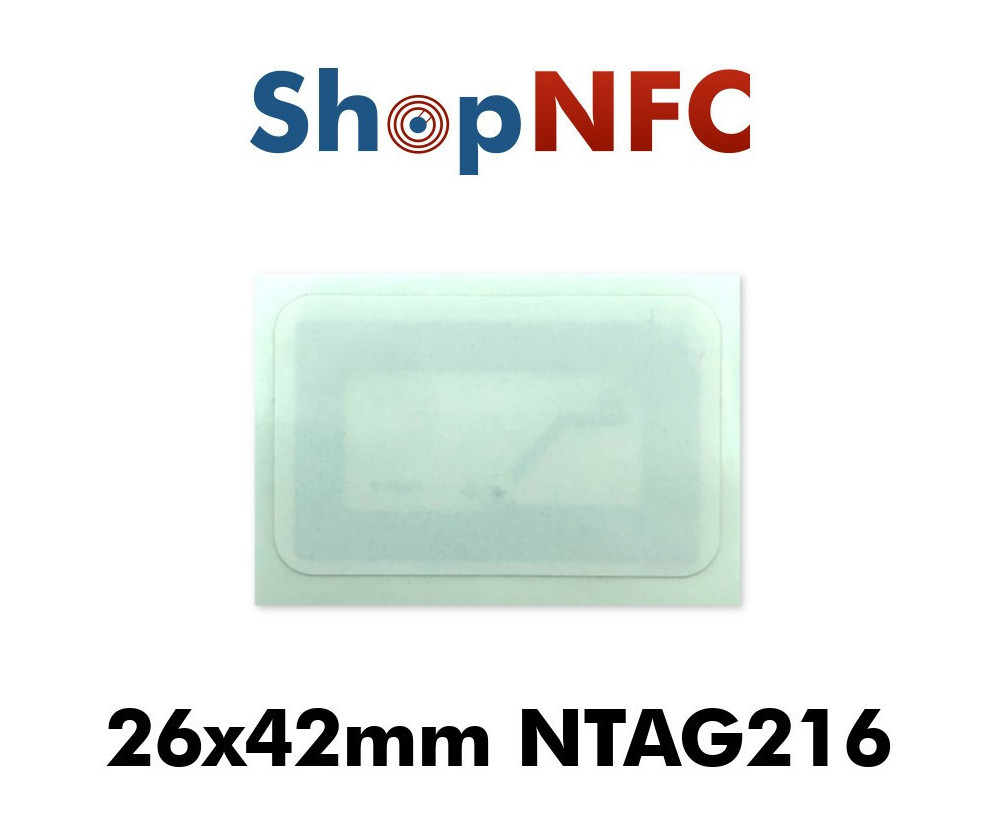 NFC Stickers NTAG216 26.5x42mm