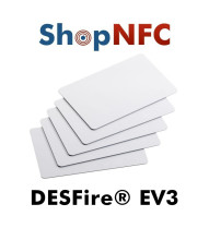 Cartes NFC en PVC NXP MIFARE® DESFire® EV3