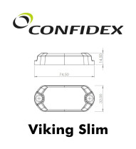 Confidex Viking Slim - Beacon Bluetooth® Low Energy IP67
