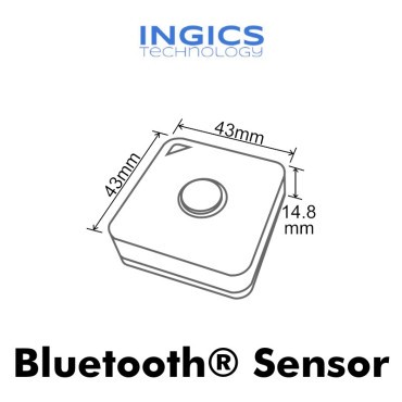Ingics iBS03T - Sensor de temperatura y humedad Bluetooth®