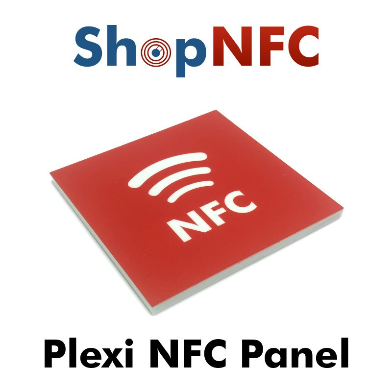 Selbstklebendes NFC-Panel aus Plexiglas – Anpassbar - Shop NFC