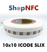 Tag NFC ICODE SLIX 10x10mm adesivi