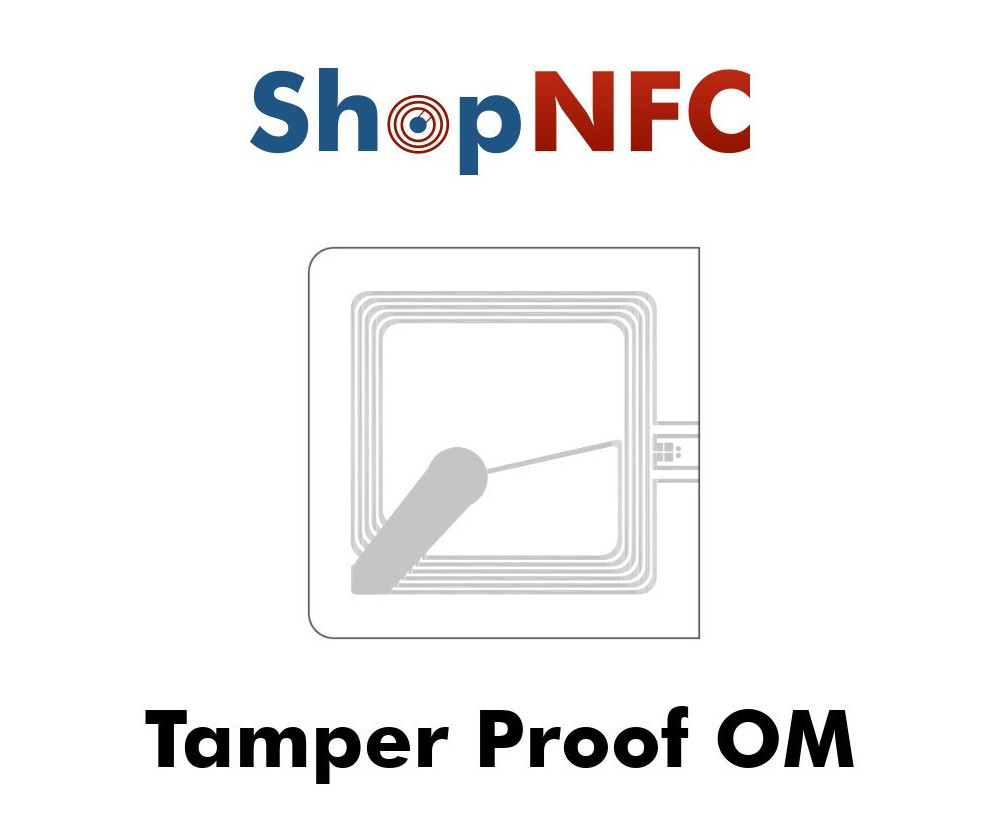 Tamper Proof On-metal NFC Tags NTAG213 45x45mm