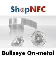 Tag NFC schermati NTAG213 rotondi adesivi 38mm