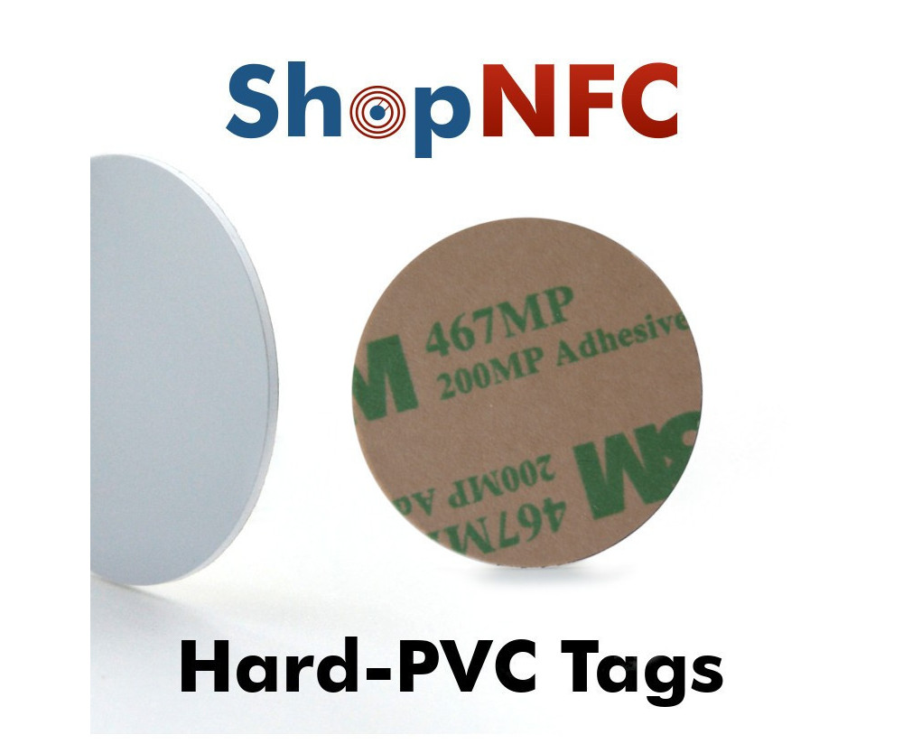 Etiqueta NFC ICODE SLIX2 50mm adhesiva de PVC