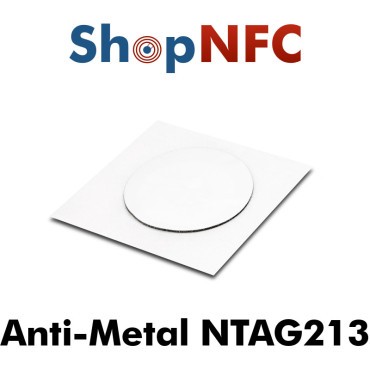NFC rundliche On-Metal Klebetags NTAG213 IP68 30mm