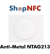 On-metal Round NFC Tags NTAG213 IP68 30mm