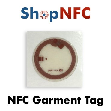 NFC Garment Tags NTAG424 DNA in flexible PET 25mm