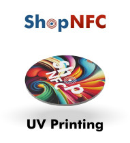 Etiqueta NFC NTAG213 30mm adhesiva de PVC