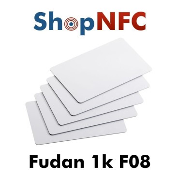 Tarjetas NFC en PVC Fudan 1k F08