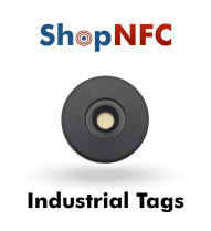 Tags NFC industriels NTAG213 anti-métal adhésifs 29mm