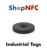 Etiqueta NFC industrial NTAG213 antimetal adhesiva 29mm