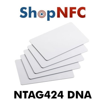 Tessere NFC in PVC NTAG424 DNA