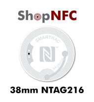 Etiqueta NFC NTAG216 38mm adhesiva