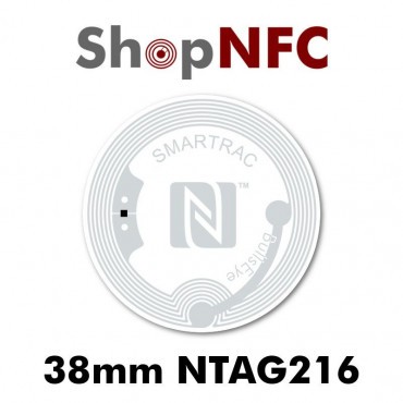 Tags NFC NTAG216 38mm adhésifs