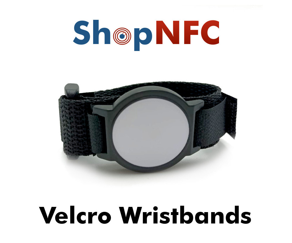 Bracciali NFC NTAG213 regolabili con velcro