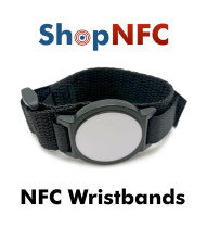 Pulsera NFC NTAG213 ajustable con velcro