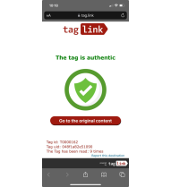 NFC-Codierung tag.link