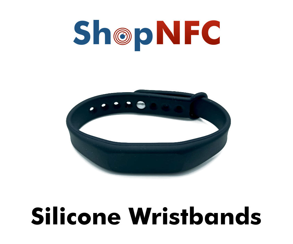 Einstellbare Silikon NFC Armbänder