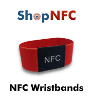Pulsera NFC textil elástica Ntag213