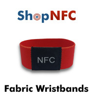 Pulsera NFC textil elástica Ntag213