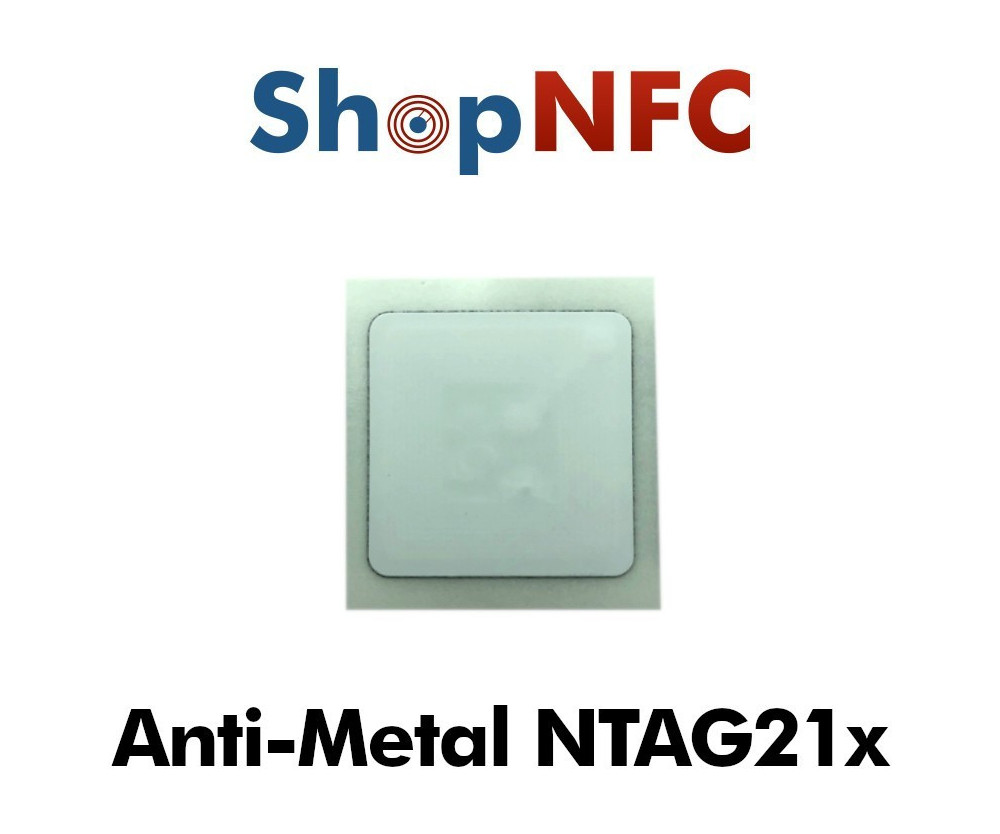 Tag NFC schermati NTAG213 adesivi IP68 25x25mm