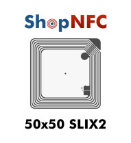Tags NFC adhésifs ICODE SLIX2 50x50mm