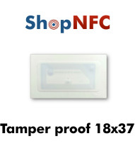 Tags NFC adhésifs Tamper Proof NTAG213 18x37mm adhésifs