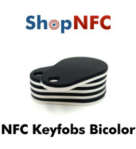 Porte-clés NFC IP68 Bicolor - Personnalisables