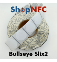 NFC weiße Klebetags SLIX2 40mm Smartrac Bullseye