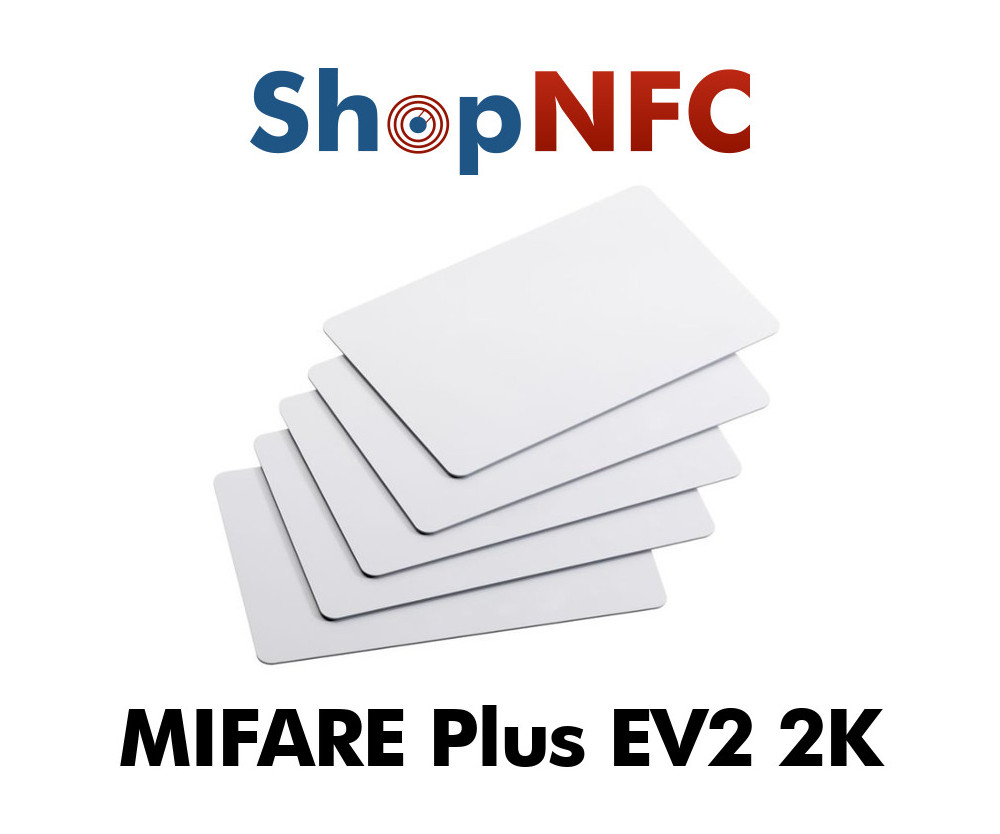 Tessere NFC in PVC NXP MIFARE Plus® EV2 2K