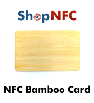 Cartes NFC en Bambou NTAG213 - Personnalisables