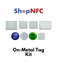 Kit di Tag NFC On-Metal per superfici metalliche
