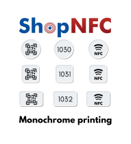 Tag NFC schermati NTAG213 rotondi adesivi 22mm