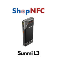 Sunmi L3 avec scanner Zebra SE4710, NFC à l'écran, lecteur RFID et GMS – Terminal portable Android robuste