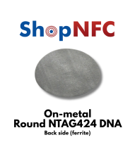 On-metal Round NFC Tags NTAG424 DNA ø29mm