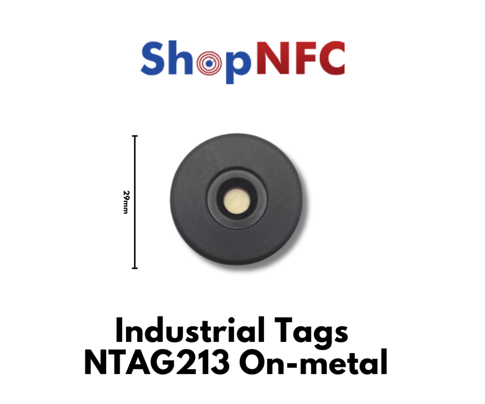 NFC On-Metal Klebeindustrietags NTAG213 29mm