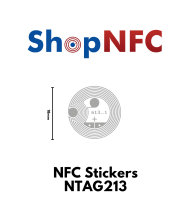 NFC Klebetags NTAG213 ø18mm