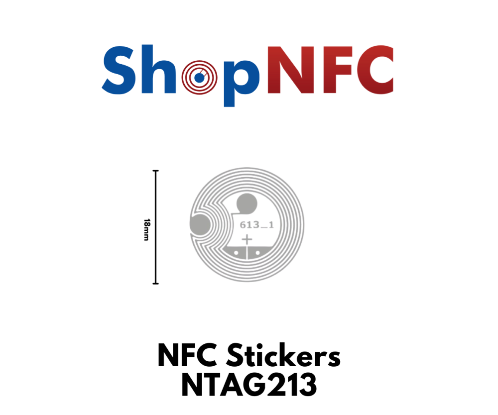 NFC Klebetags NTAG213 ø18mm