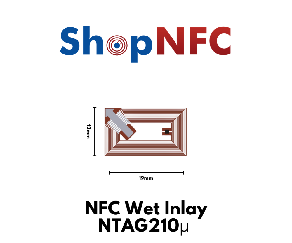 NFC Klebetags NTAG210μ 12x19mm