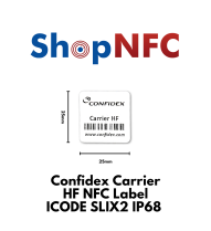 Confidex Carrier HF - Etiqueta NFC ICODE SLIX2 adhesiva IP68 25x25mm - EOL