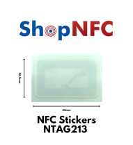 NFC Klebetags NTAG213 26,5x42mm