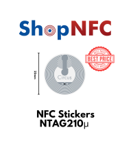 Etiqueta NFC NTAG210μ 22mm adhesiva