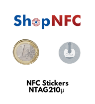Tags NFC adhésifs NTAG210μ 22mm