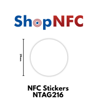 NFC Stickers NTAG216 Round ø29mm
