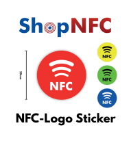 Etiqueta NFC NTAG213 adhesiva con logotipo NFC
