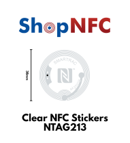 Smartrac Bullseye NTAG213 - Tag NFC trasparenti 38mm adesivi