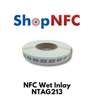 NFC Wet Inlay NTAG213 12x19mm