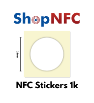 Etiqueta NFC 1k adhesiva 25mm