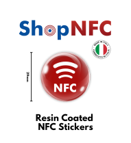 Geharzte NFC Klebetags 29mm